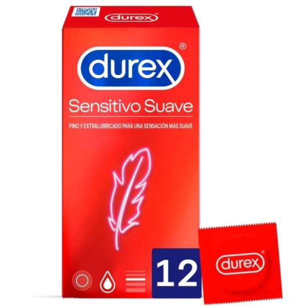 Durex soft and sensitive 12 stk kondomer