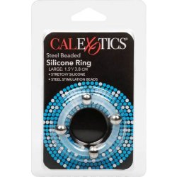 Calex st�l beaded silikone ring l