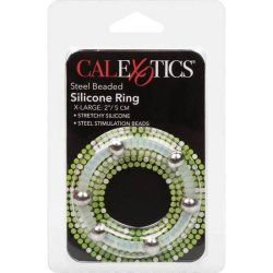 Calex st�l beaded silikone ring XL