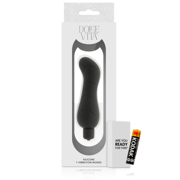 Dolce Vita G-spot sort silikone vibrator 