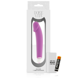 Dolce Vita realistic lilla silikone vibrator 