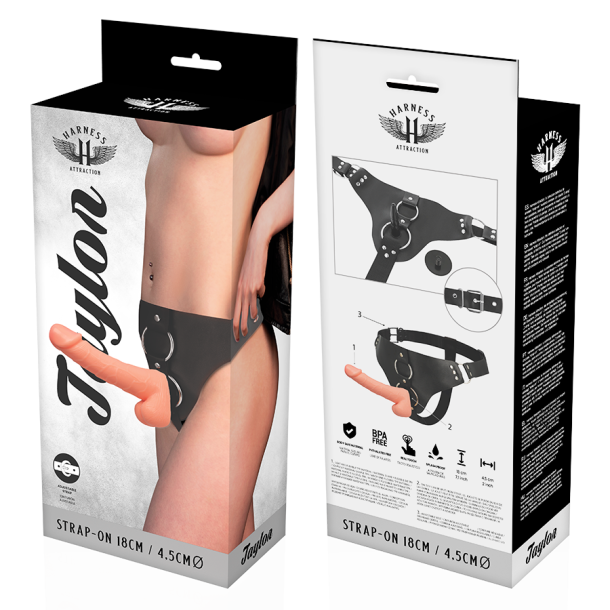 Harness Attraction Taylor deluxe flesh 18 x 4,5 cm