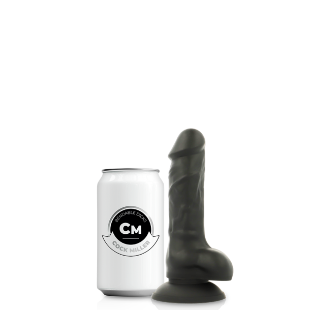 Cock Miller silikone dildo sort 13cm