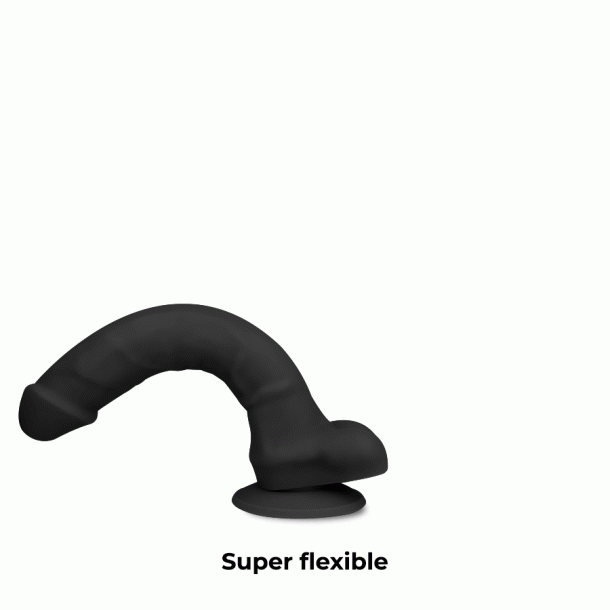Cock Miller silikone dildo sort 13cm