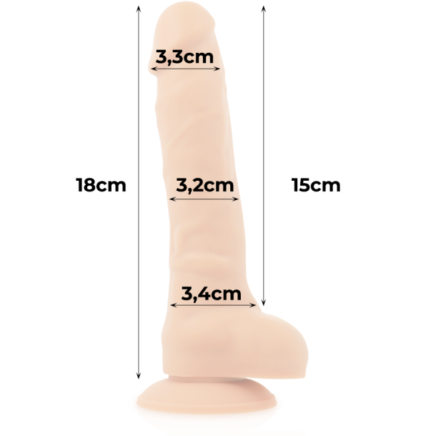 Cock Miller dildo silikone 18 cm