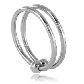 Metal Hard dobbelt glans ring 30 mm