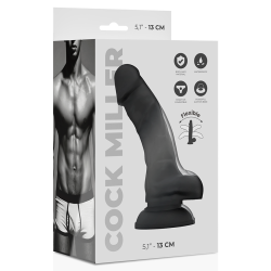 Cock Miller silikone dildo sort 13cm