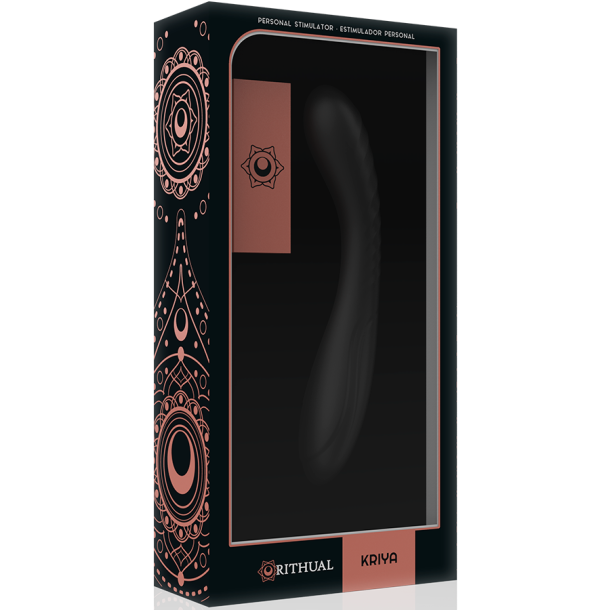 Rithual kriya G-spot stimulator genopladelig sort