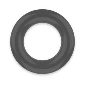 Powering PR05 super fleksibel penisring 4,8 cm sort
