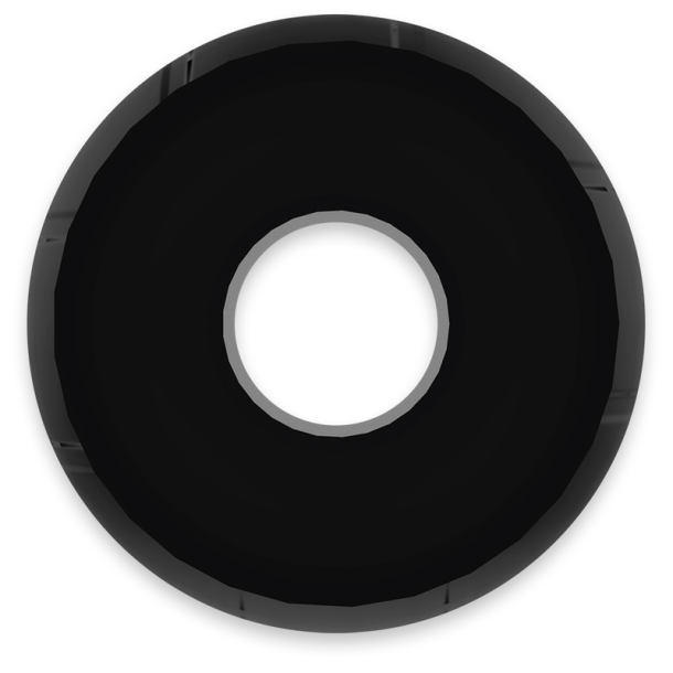 Powering PR11 super fleksibel penisring 5 cm sort