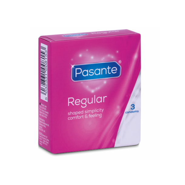 Pasante through kondomer regular 3 stk