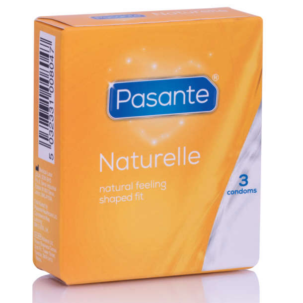 Pasante naturelle kondomer 3 pack