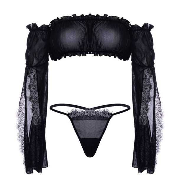 Leg Avenue bandeau top + thong one size