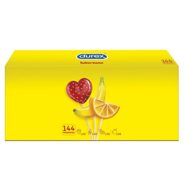 Durex pleasure fruits 144 stk kondomer