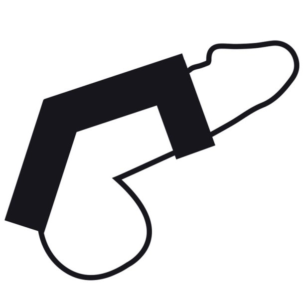 Darkness justerbar l�der penis og kuglering