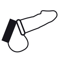 Darkness metalring til penis og testikler