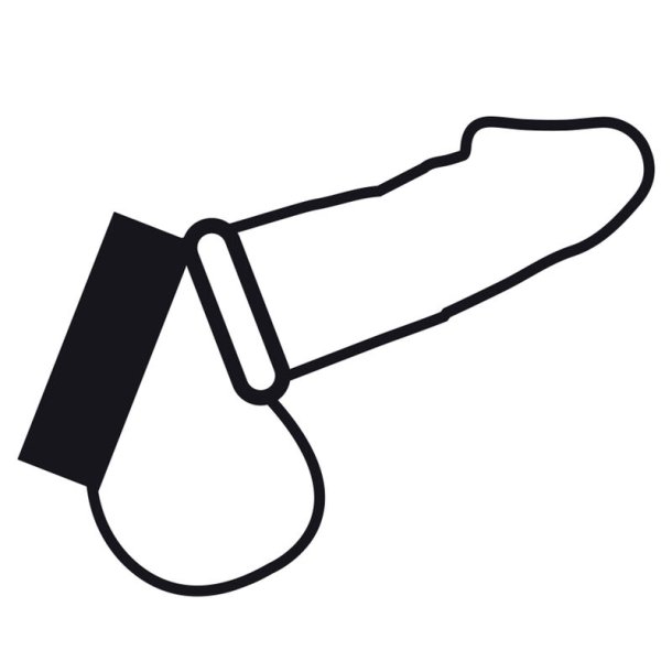 Darkness metalring til penis og testikler