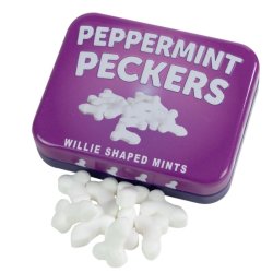 Spencer and Fleetwood pepermint penisformede mints