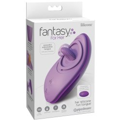 Fantasy silikone fun tounge lilla