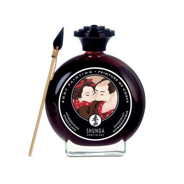 Shunga kropsmaling chokolade