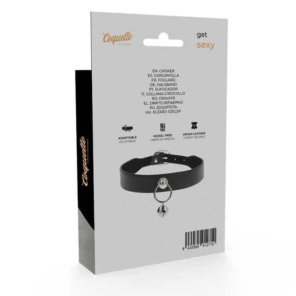 Coquette Chic Desire h�ndlavet choker jingle bell