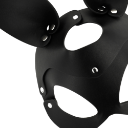 Coquette Chic Desire vegansk l�dermaske bunny ears