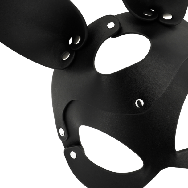 Coquette Chic Desire vegansk l�dermaske bunny ears