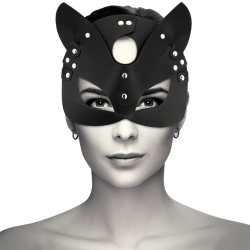 Coquette Chic Desire vegansk l�dermaske med katte�rer