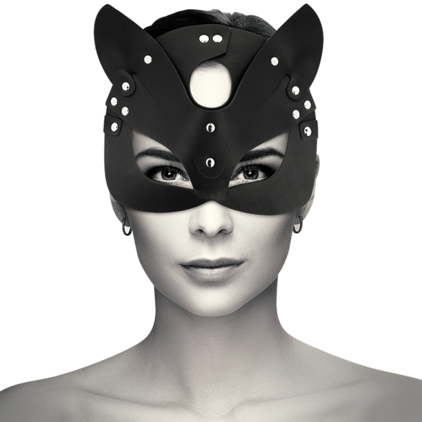 Coquette Chic Desire vegansk l�dermaske med katte�rer
