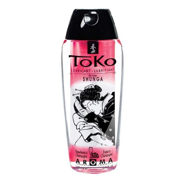 Shunga toko aroma glidecreme jordb�r and champagne