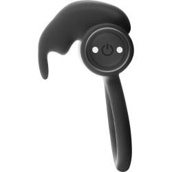 Black &amp; Silver burton vibrerende ring 10 tilstande sort