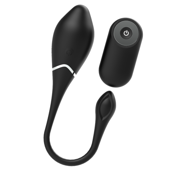 Black &amp; Silver jenell genopladeligt vibrerende �g