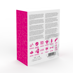 Moressa silikone vibrerende penisring genopladelig rosa