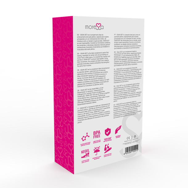 Moressa Osian set premium silikone pink