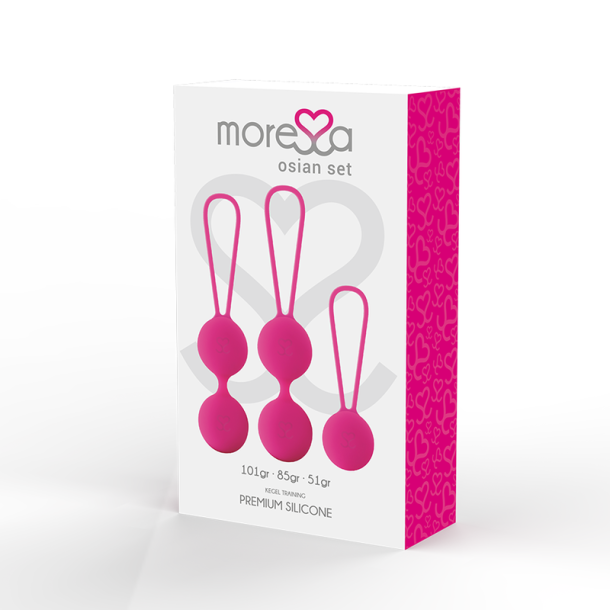 Moressa Osian set premium silikone pink