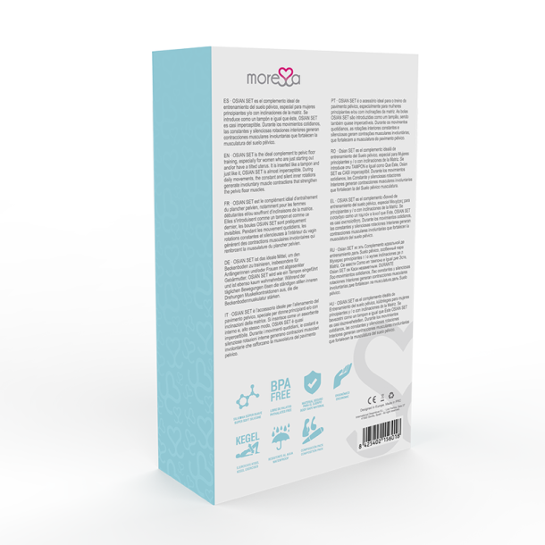 Moressa Osian satte premium silikone turkis