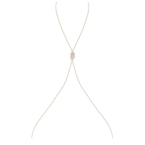 Obsessive bijou guld halsk�de one size