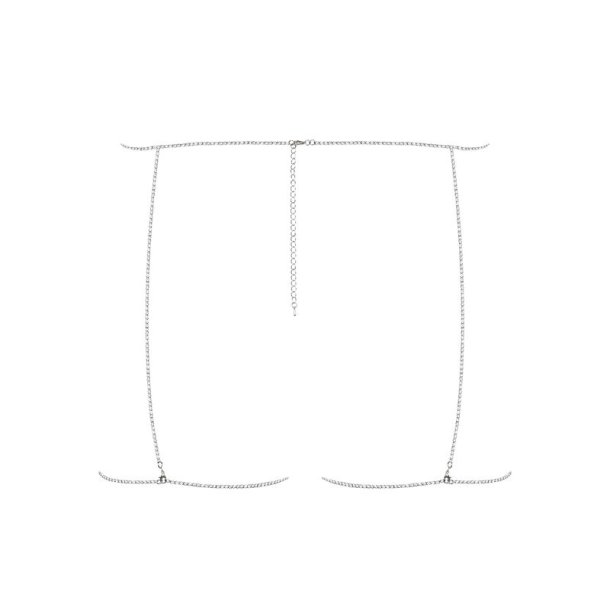 Obsessive bijou glitter lower body harness one size