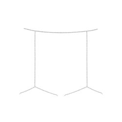 Obsessive bijou glitter lower body harness one size