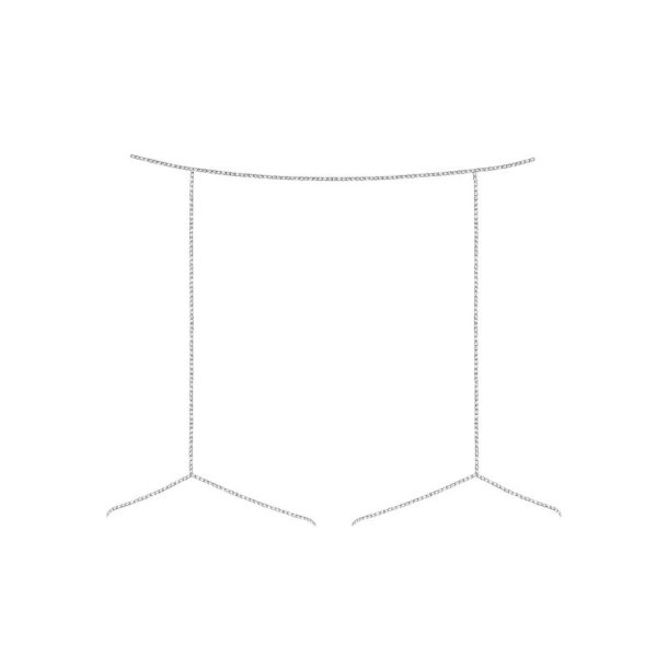 Obsessive bijou glitter lower body harness one size