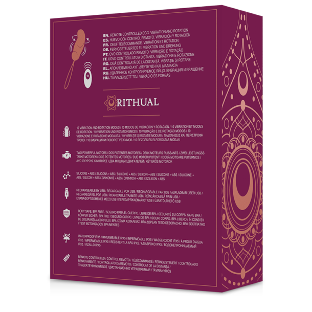 Rithual esha remote controled �g rotation + vibration