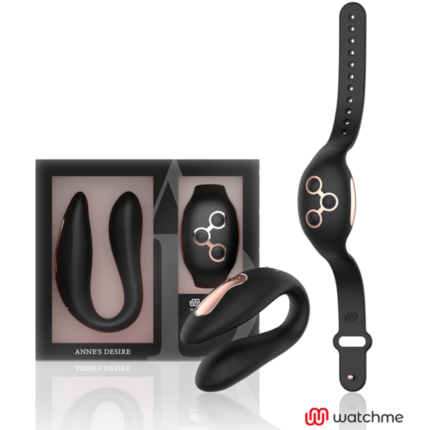 Anne's desire dual pleasure wirless watchme sort/guld