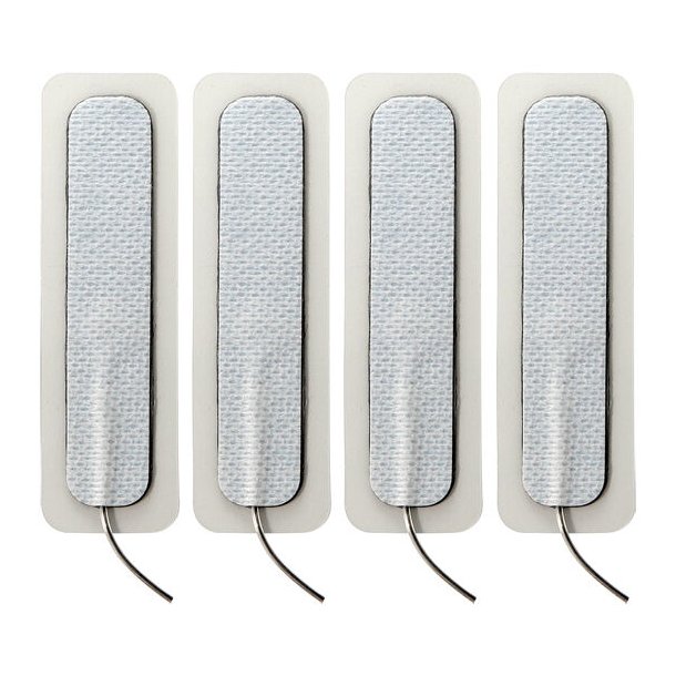 Electrastim 4 lange selvkl�bende puder 1,5 cm x 7,5 cm