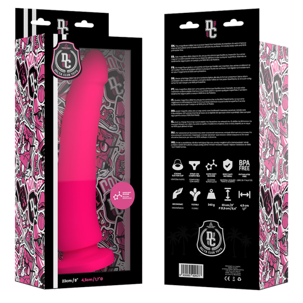 Delta Club toys dong pink silikone 23 x 4,5 cm