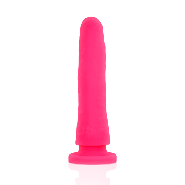 Delta Club toys harness + dong pink silikone 17 x 3 cm