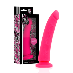 Delta Club toys harness + dong pink silikone 17 x 3 cm