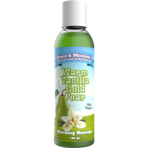 Vince & michaels massageolie intens vanilje pear 150ml