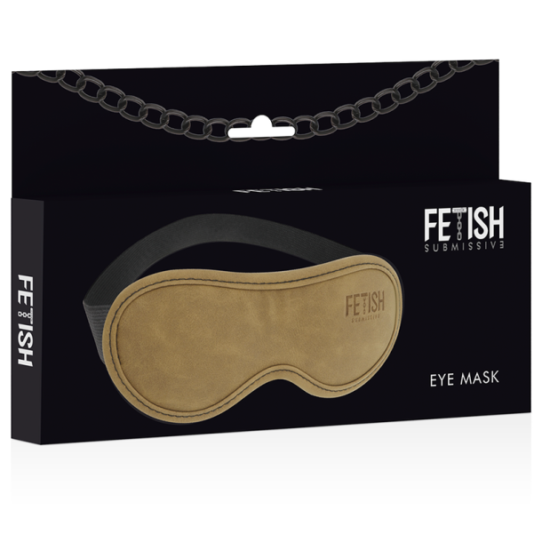 Fetish Submissive maske vegansk l�der II