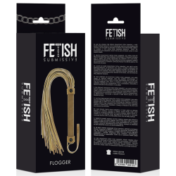 Fetish Submissive flogger vegansk l�der