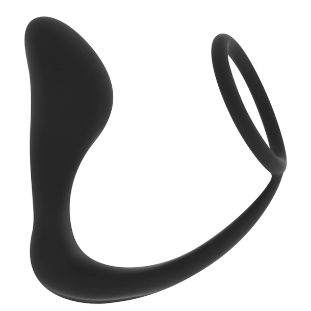 Ohmama silikone buttplug og ring 10,5 cm
